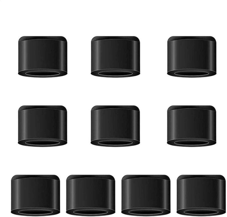 Dailygoods- Rubberen Voeten Hittebestendig Siliconen Bumpers Anti-Kras Bescherming Herbruikbare Onderdelen Set van 10 Voor Air Fryer Airfryer Voeten