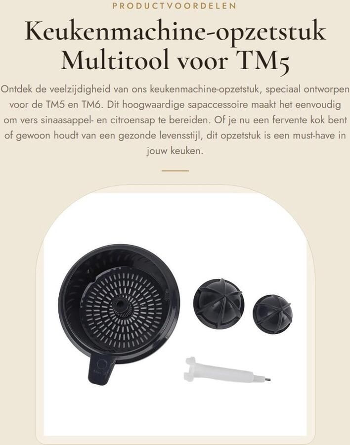 Dailygoods- Sapset Hoogwaardig Kunststof Keukenmachine Opzetstuk Vervangende Onderdelen Universele Compatibiliteit 4 Accessoires Effectieve Scheiding Sapcentrifuge