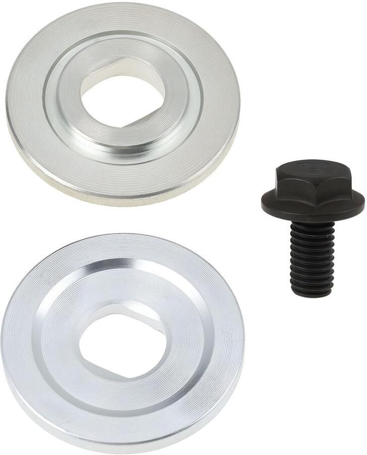 Dailygoods Set van 2 Drukplaten met Zaagblad Bouten M8x18mm