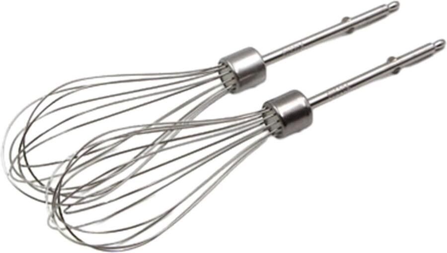 Inovra Set van 2 handmixers roestvrijstalen eierklopper handmixer vervangende kloppers voor Kenwood handmixers accessoires (12 draadstangen*)
