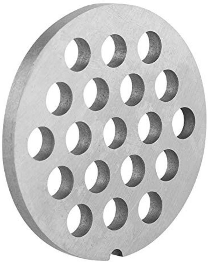 Dailygoods Set van geperforeerde schijven en messen voor vleesmolen Professionele reserveplaat Zilver Vleesmolen accessoires Ideaal voor hak