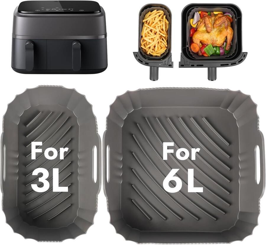 Dailygoods Silicone Mould voor Airfryer Accessoires voor Philips en Tefal