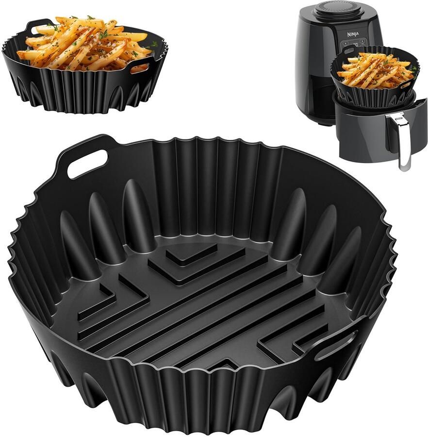 Dailygoods Siliconen Vorm voor Ninja Heteluchtfriteuse Accessoires voor 5 2 Liter Airfryer