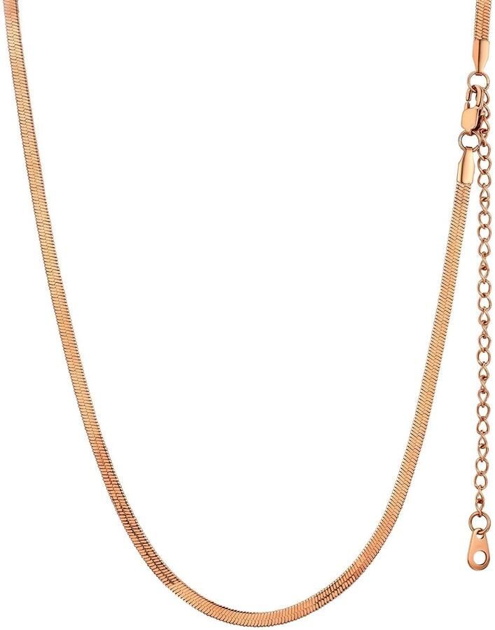 Dailygoods Slangketting Roestvrij Staal Uniseks