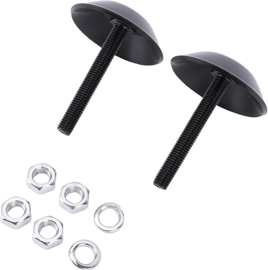 Dailygoods- Sneeuwploeg-skidschoenen Roestvrij Staal Antislipbasis Vervangend Onderdeel 2208864 Geschikt voor ATV UTV Slijtvast Set van Twee Glijschoenen