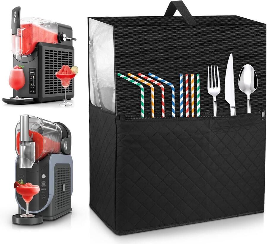 Dailygoods Stofbescherming voor Ninja Slush Machine Zwart Nylon