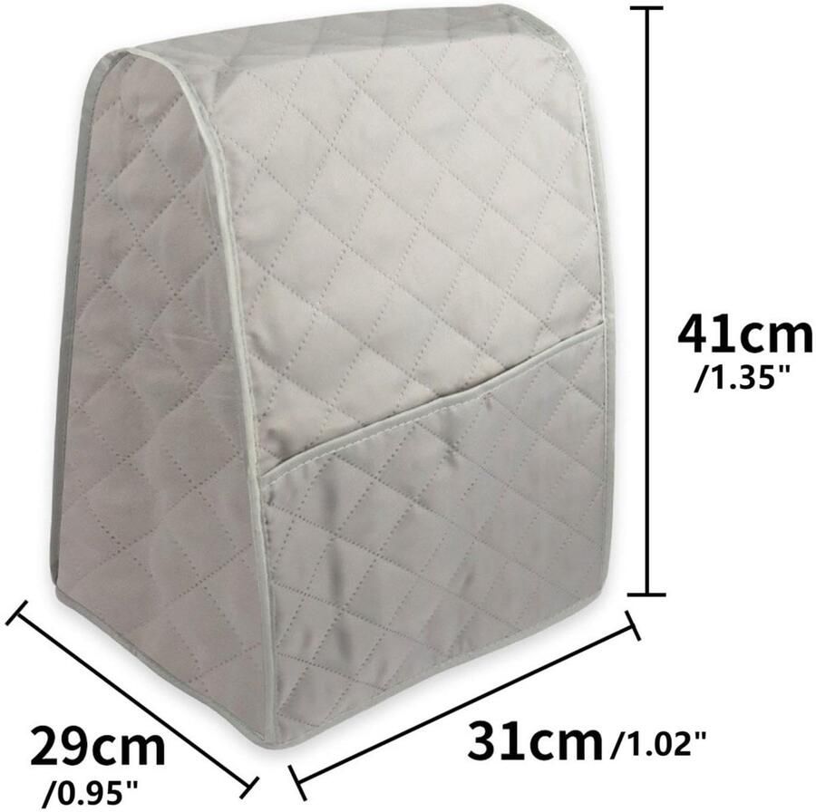 Dailygoods- Stofkap Duurzaam Stofdichte Hoes Accessoire voor Mixer Polyestervezel 41x31x29cm Gemakkelijk Schoon te Maken Mixerhoes