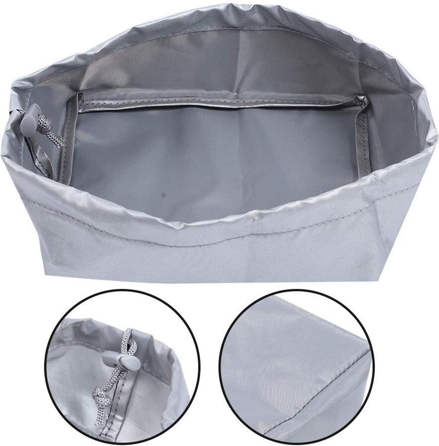 Dailygoods- Stofkap voor Friteuse Elastisch Oxford-doek Lichtgewicht Duurzaam Volledige Bescherming Slijtvast Materiaal Frituurmachinehoes
