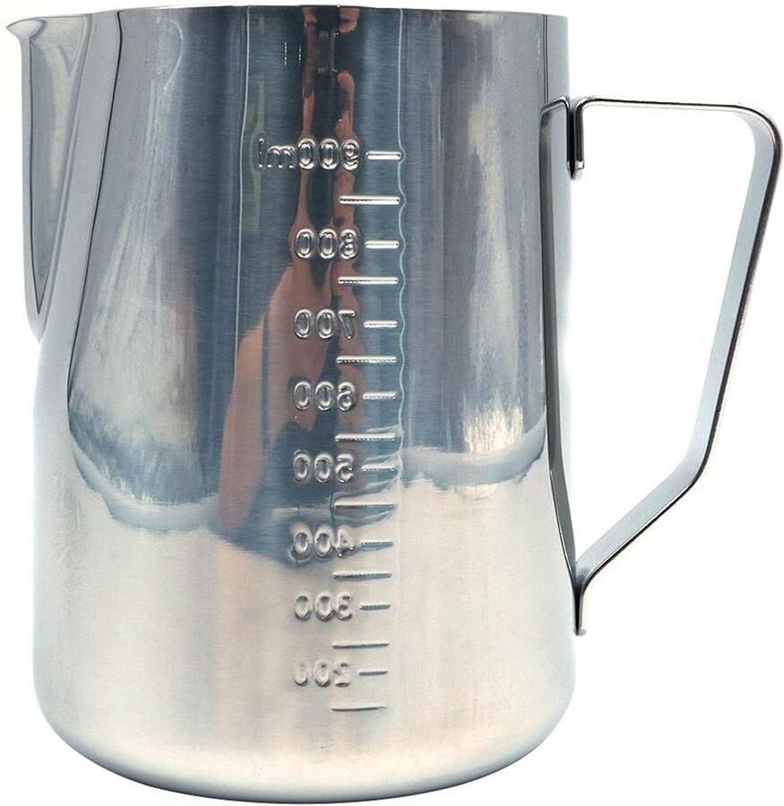 Dailygoods- Stoomkan 32 oz Koffie Melk Schuimbeker Roestvrij Staal Anticorrosie Latte Kunst 900 ml Melkopschuimer