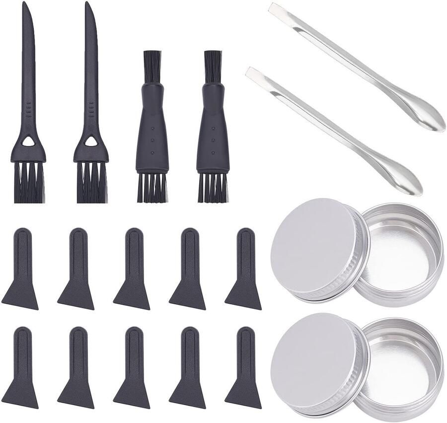 Dailygoods Stuifmeelschrapers Kit voor Grinder met Reinigingsaccessoires