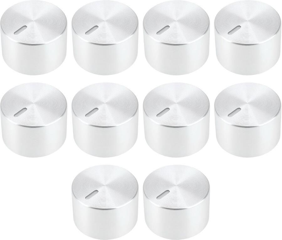 Dailygoods Universele Aluminiumlegering Gasfornuis Knoppen Set van 10 Stuks
