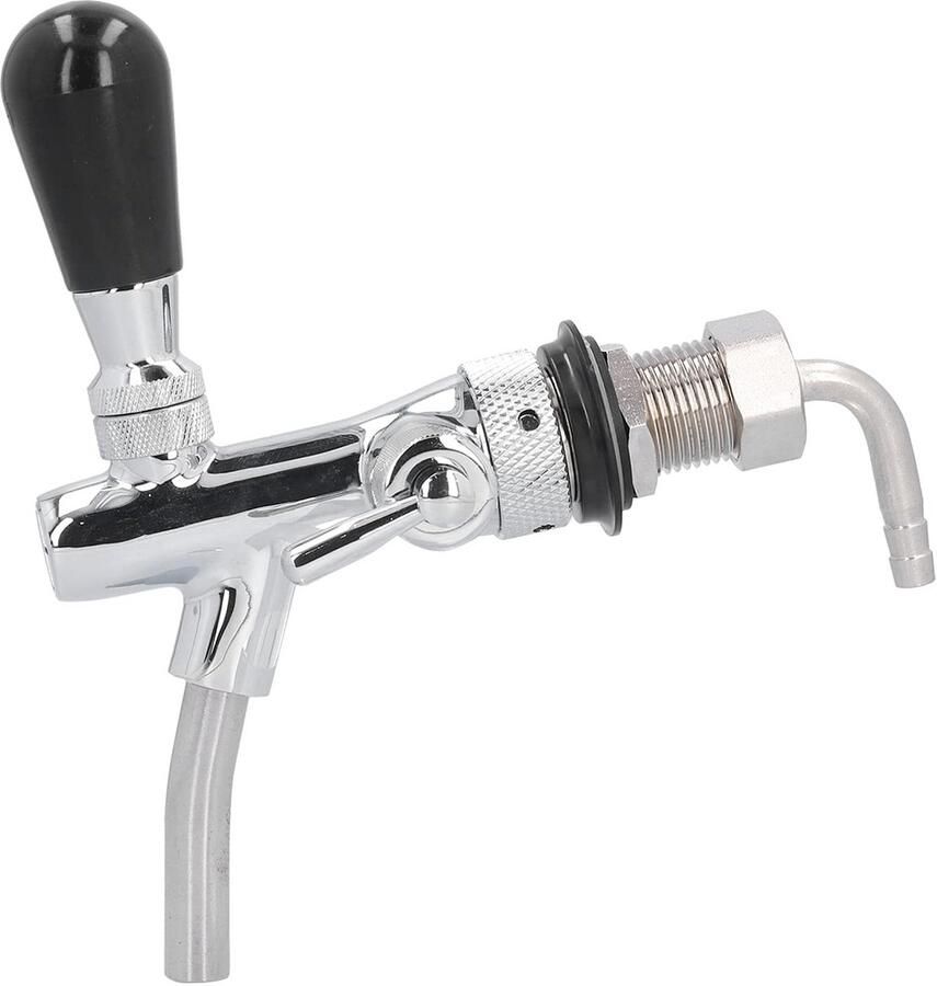 Dailygoods Verchroomde Biertap voor Bars en Restaurants