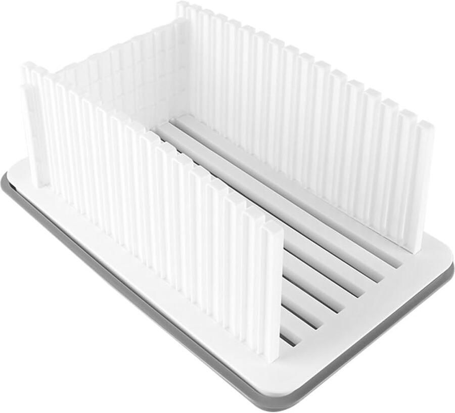 Dailygoods Verstelbare broodsnijder met kruimellade