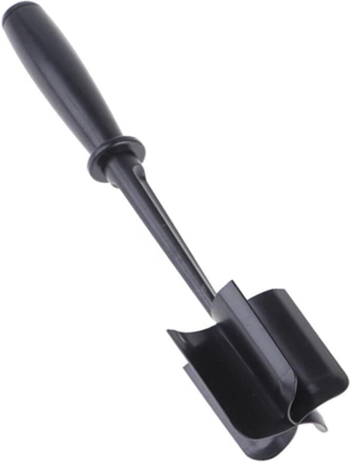 Dailygoods- Vleeshakselaar 5 Gebogen Messen Gehaktstamper Vleesbreker Vleesstamper Ergonomisch Handvat Comfortabel Gebruik Gehaktmolen
