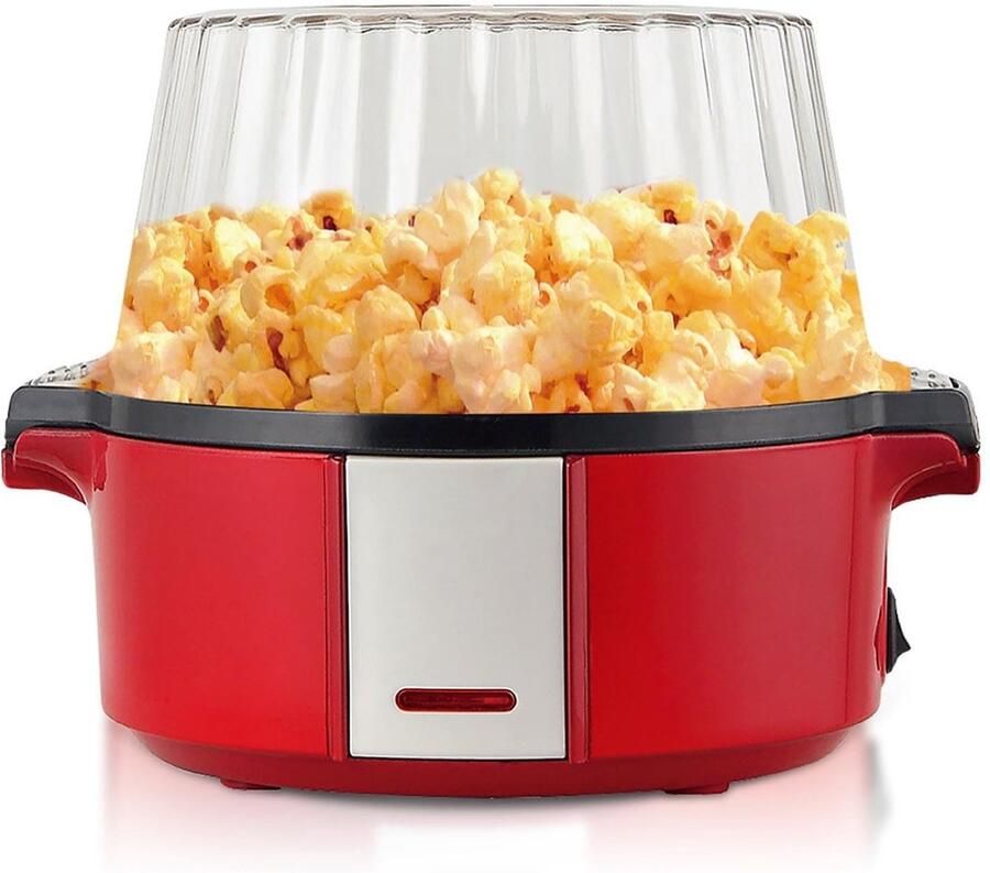 Dailygoods Volautomatische Popcornmaker voor Heerlijke Filmavonden