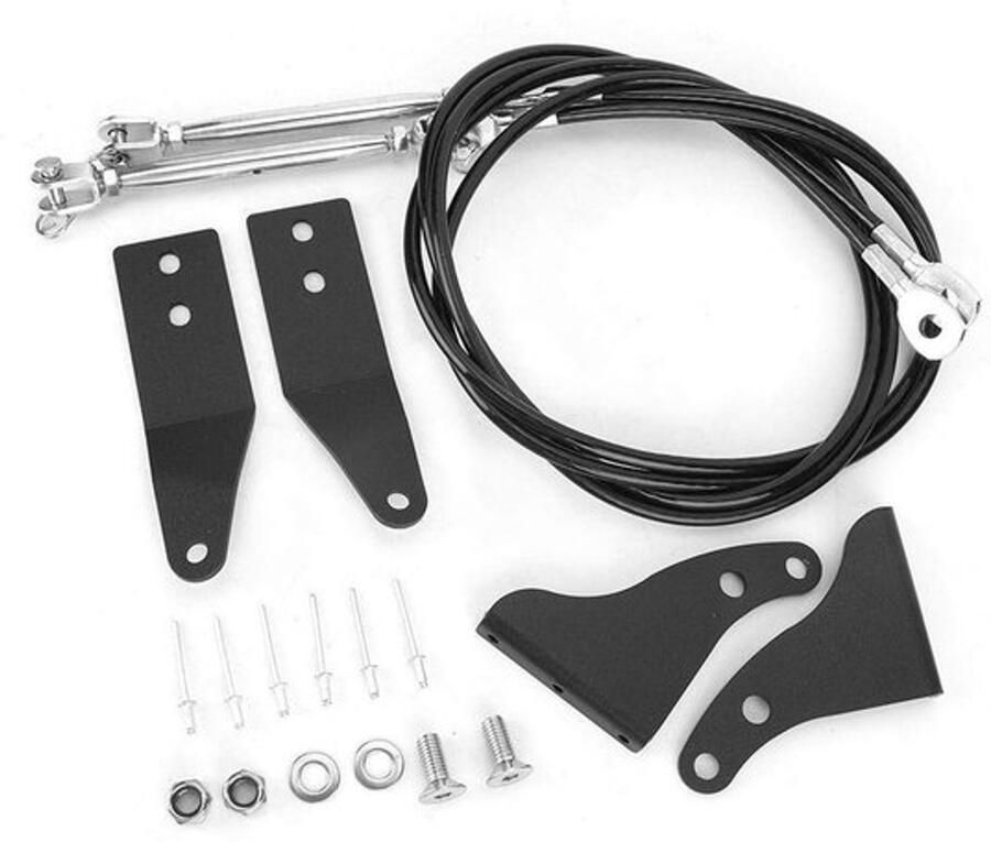 Dailygoods- Voorruitbeschermingsset Roestvrij Staal Auto Accessoire