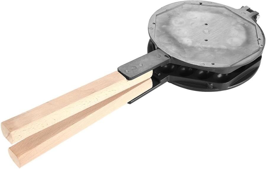 Dailygoods Wafelijzer Pan voor Ei Bubble Bakken in de Keuken