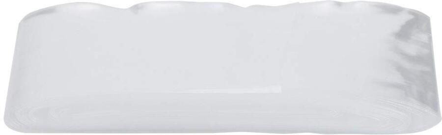Dailygoods- Worstomhulsel 50m x 50mm Voedselveilige Kunststof Voor Het Maken van Worst Transparant Multifunctioneel Geschikt voor Hotdogworstjes Worstfolie