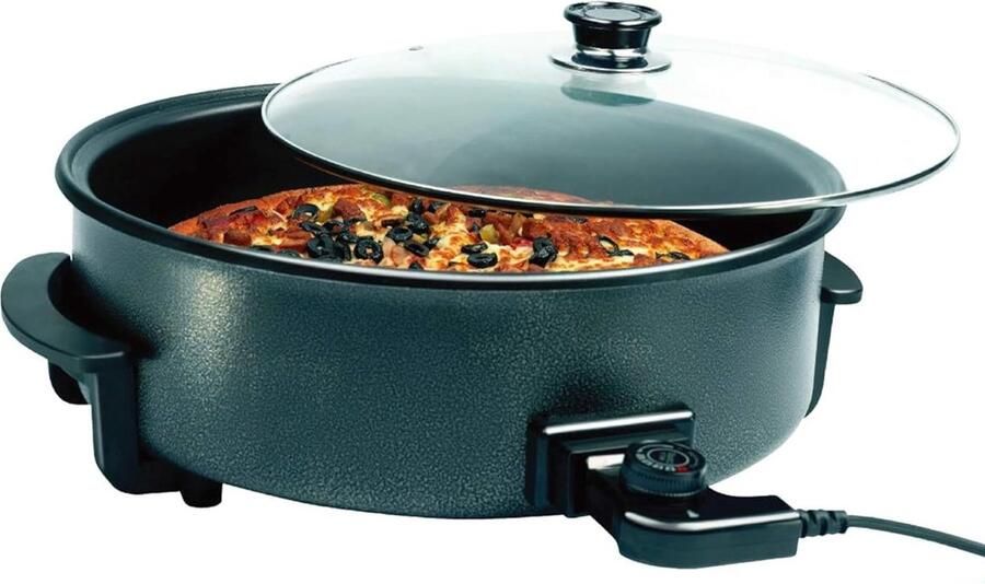 Omgoods XXL Elektrische Pan 42cm Ideaal voor Feestjes en Grote Gerechten - Foto 1
