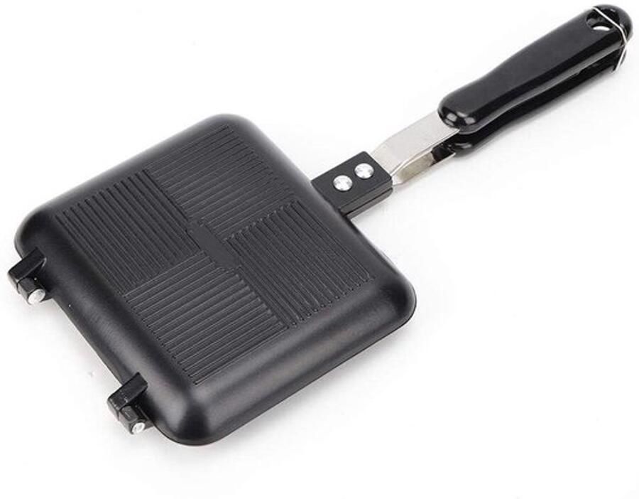 Dailygoody Dubbelzijdige braadpan Sandwichpan Anti-aanbaklaag