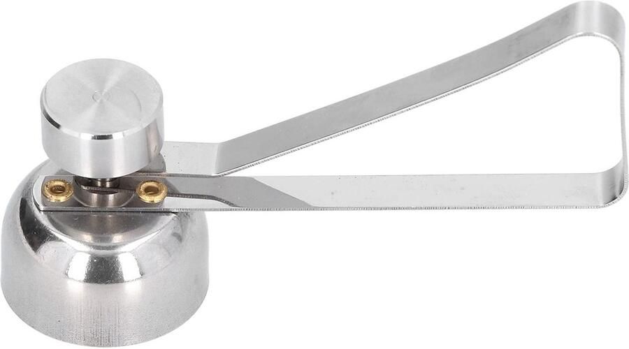 Dailygoody Eierkraker Topper Eieropener Handig Gereedschap voor Eieren Zilver Eierschaalverwijderaar Geschikt voor Rauw Zacht en Hard