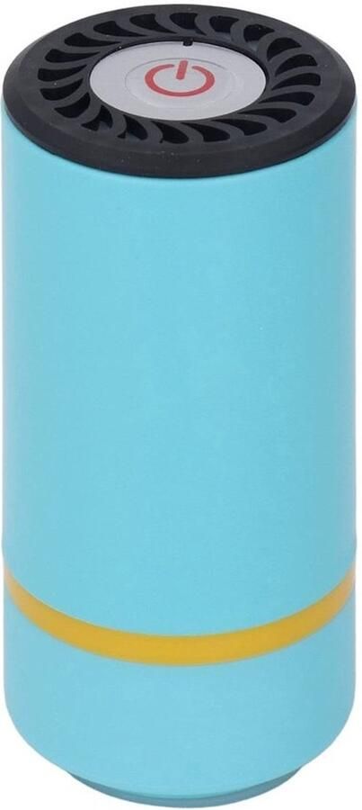 Dailygoody Handzame vacuümsealer Draadloze voedsel sealer Compact ontwerp Blauw Voor voedselopslag Geschikt voor kledingverpakking