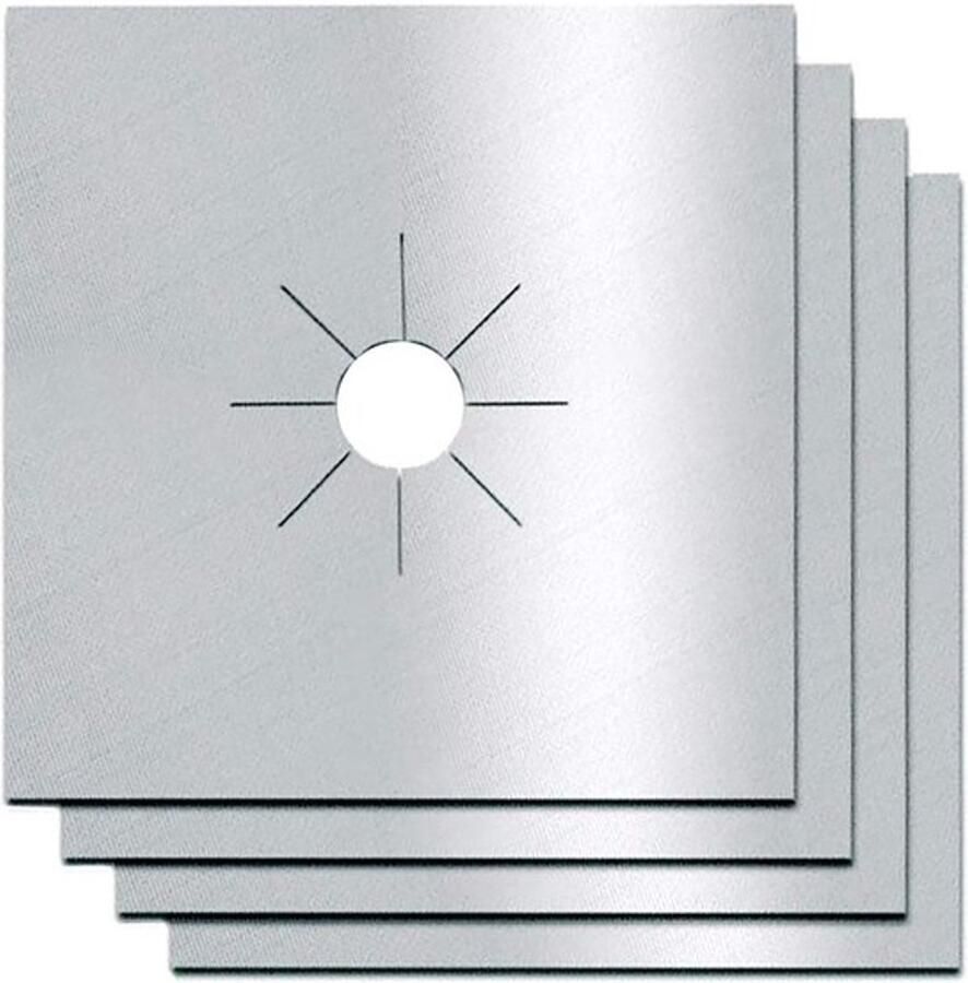 Dailygoody Kachelbranderhoes Hittebestendig Zilver