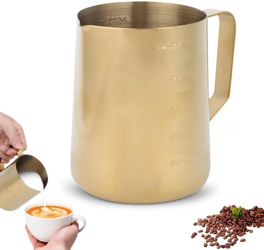 Dailygoody Melkschuimkan Melkopschuimer 600ml Modern Design