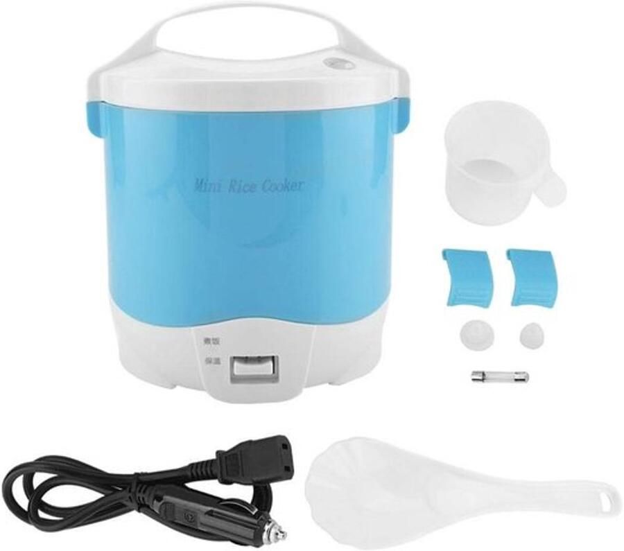Dailygoody Mini Rijstkoker 1.6L Elektrische Stoomboot Draagbare
