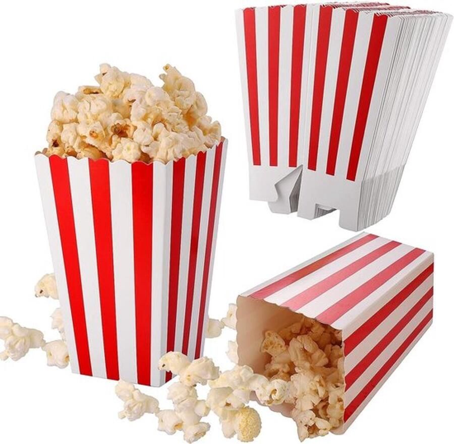 Dailygoody Popcorn Dozen Feestelijke Snoep Containers Retro