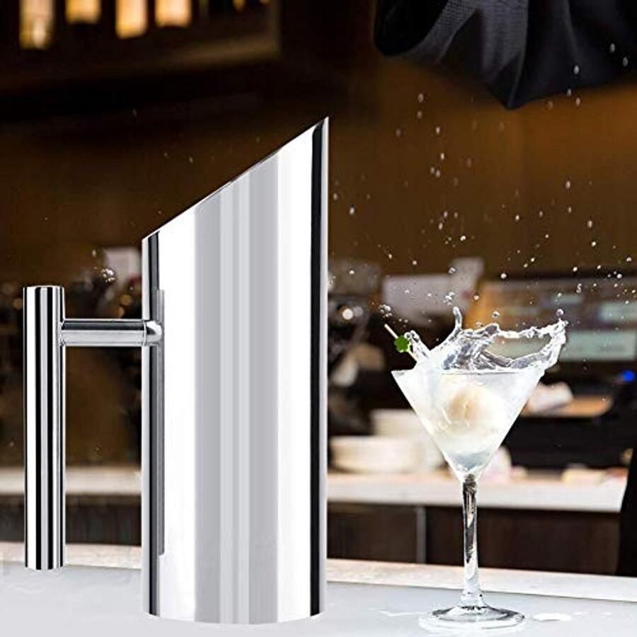 Dailygoody Roestvrijstalen Waterkoker Duurzaam Design 1 Liter Capaciteit Modern en Elegant Voor Koude Dranken Ideaal voor Thuis en Hotels