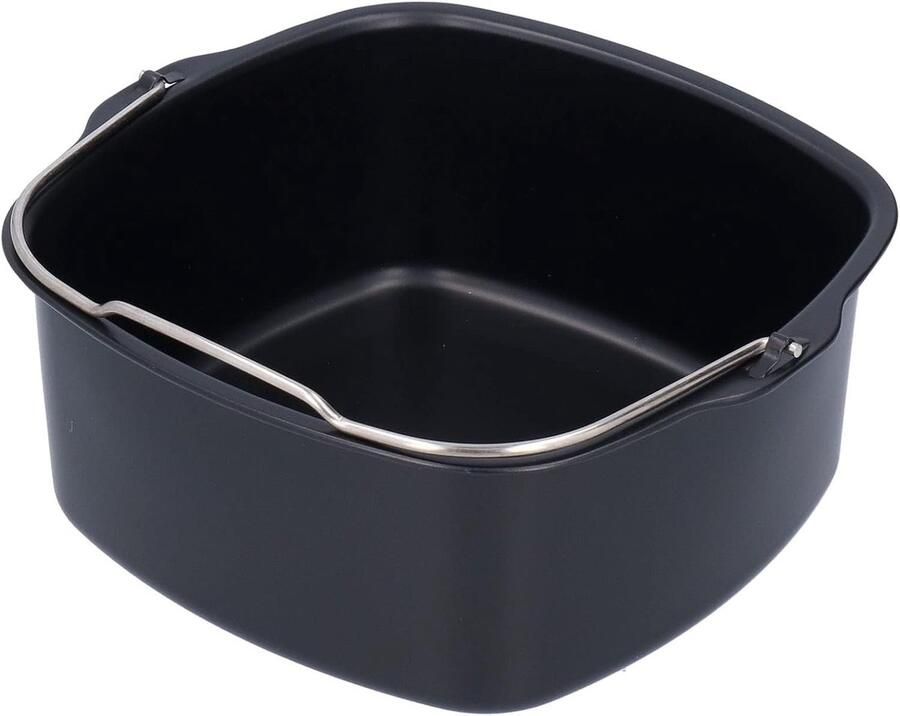 Dailygoody Taartvat Friteuse Taartpan Ideaal voor bakken 18 cm Cakevorm Perfect voor HD9925 HD9860 HD9905 Friteuseaccessoires Voo