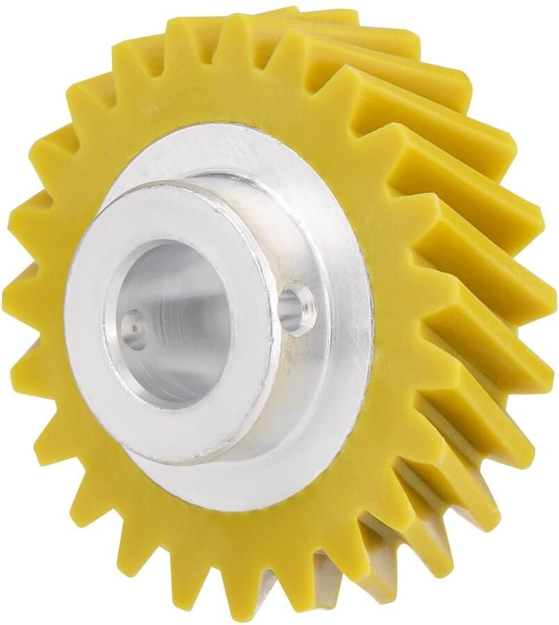 Dailygoody Worm Gear Mixer Vervangingsonderdeel Geel Geschikt voor Whirlpool Mixers Hoogwaardige kwaliteit Inclusief accessoires