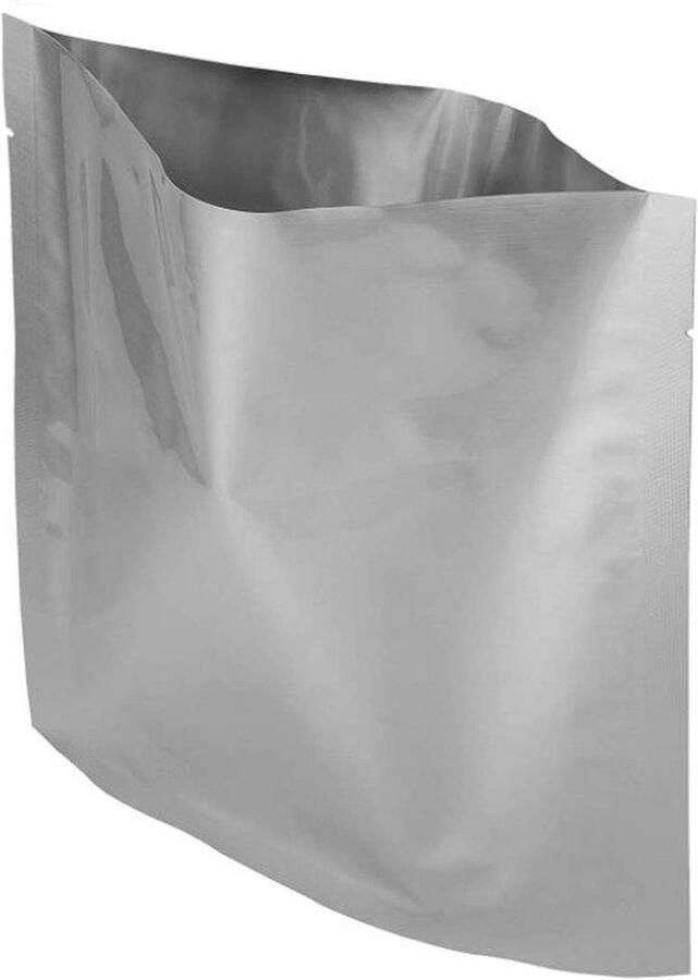 Dailygoody Zilveren Vacuüm Sealer Zakjes 100 Stuks Voedselopslag 10x15cm Lichtdichte Aluminiumfolie Voor Snoep en Koffiebonen