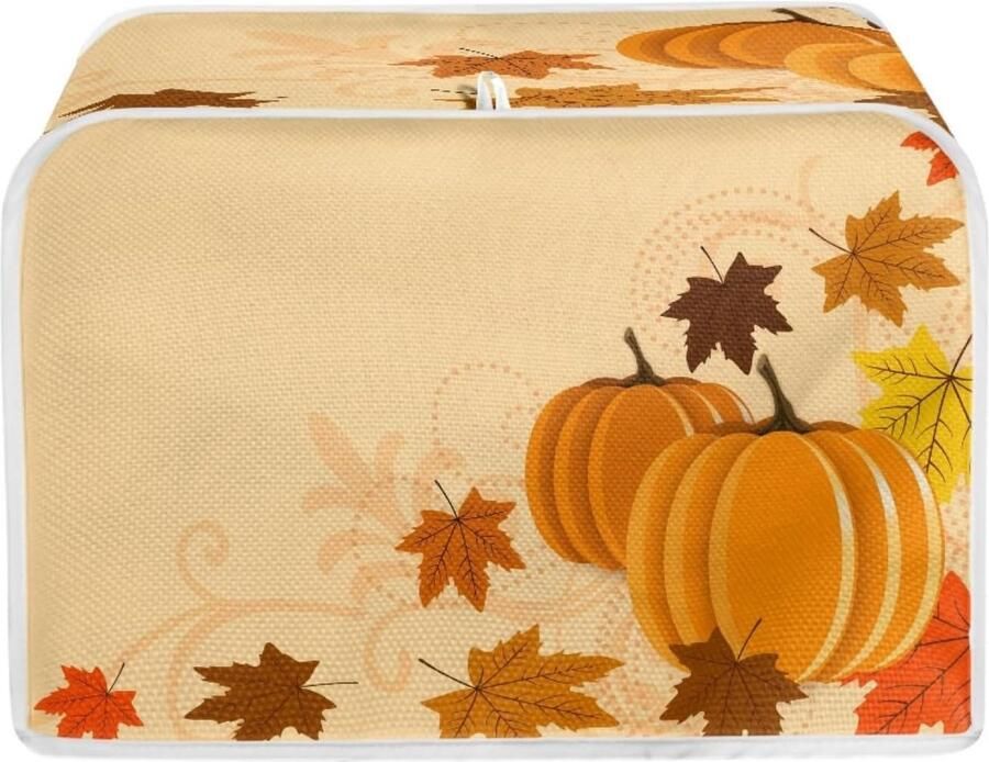 Dajingkj Witte broodrooster afdekhoes voor 4 sneden brede sleuf voor decoratie unieke wasbare broodrooster brood maker machine organizer tas waterdichte keukenbeschermer decoratieve accessoires