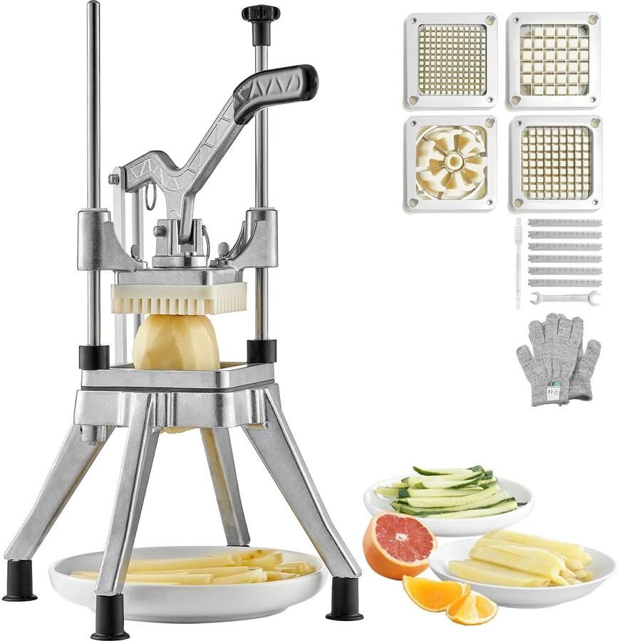 De Warenloods Commerciële hakmolen handmatig Hakmolen Chopper hakmolen met 4 reservemessen