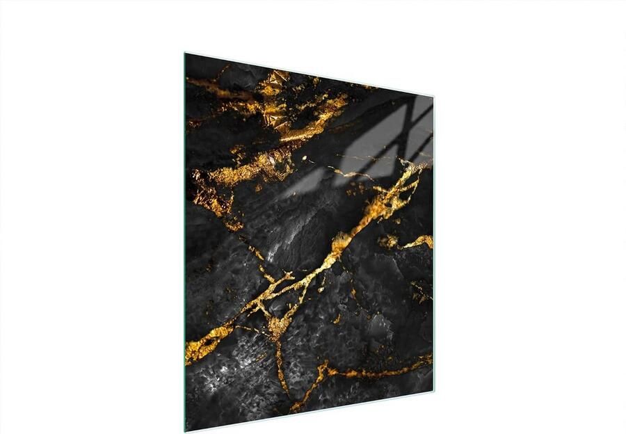 Decoratieve Afdekplaat voor Kookplaat 45x52 cm Glas Marmerlook Universeel voor Keramisch en Inductie