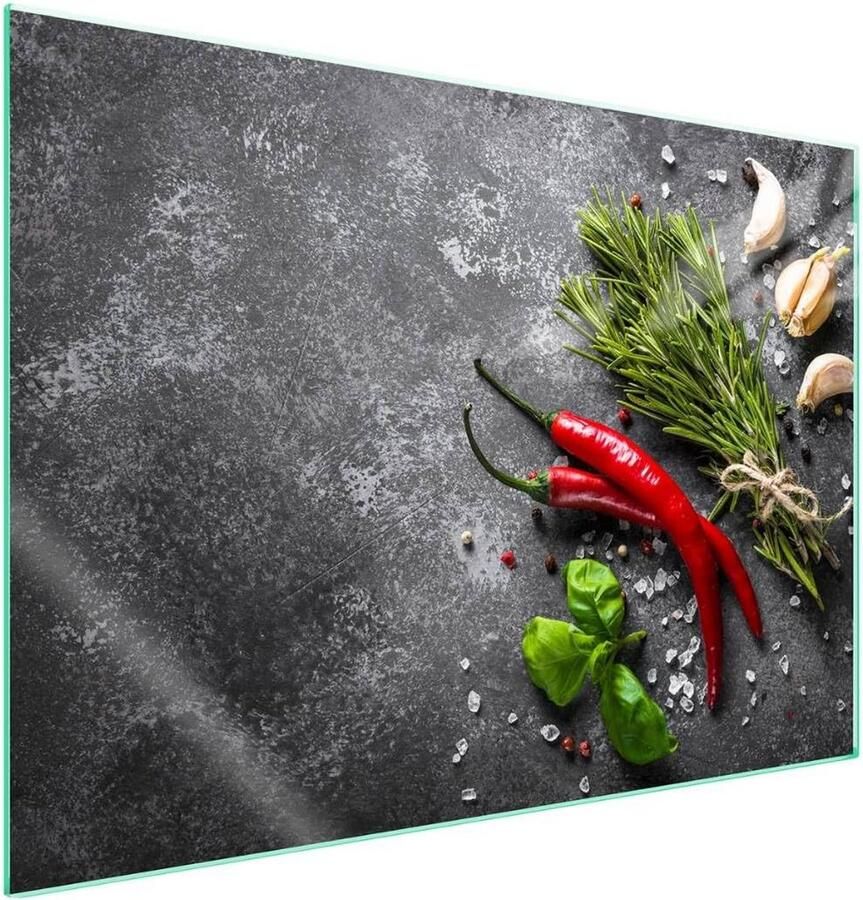 Decoratieve Glazen Afdekplaat voor Keramische en Inductie Kookplaten 70x52 cm - Foto 1