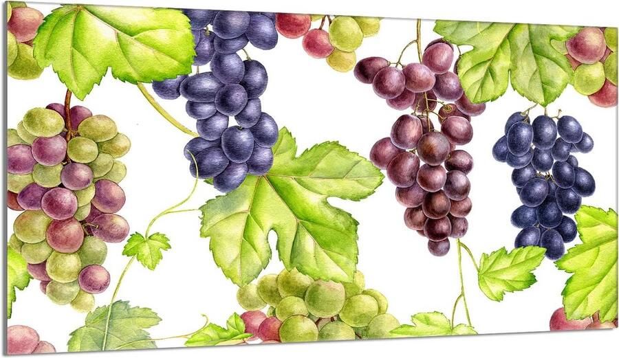 Decoratieve Glazen Afdekplaat voor Keramische Kookplaat 90x52 cm
