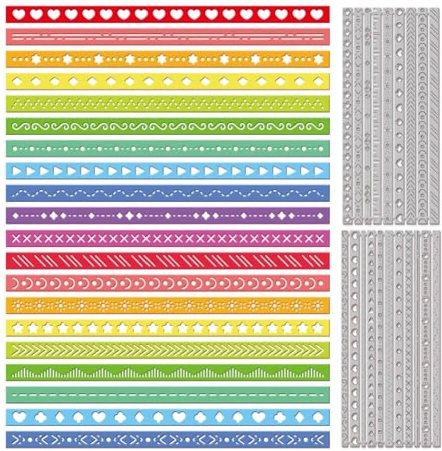 Decoratieve Snijmallen voor Scrapbooking en Kaarten Maken