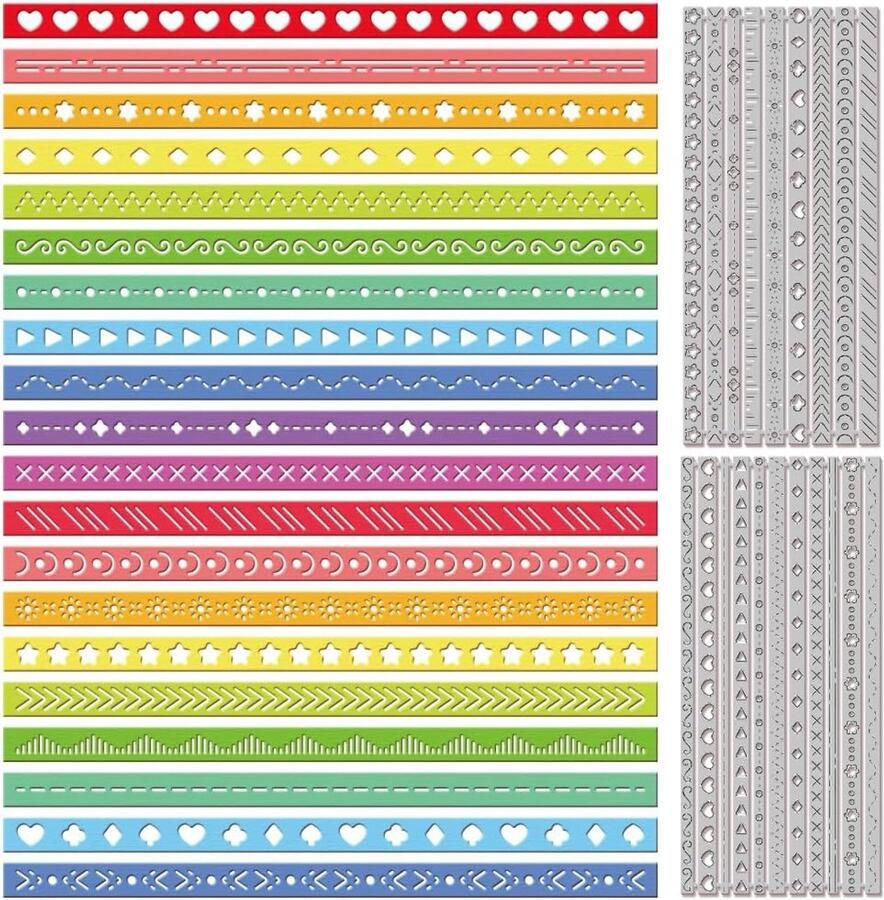 Decoratieve Snijmallen voor Scrapbooking en Kaarten Maken