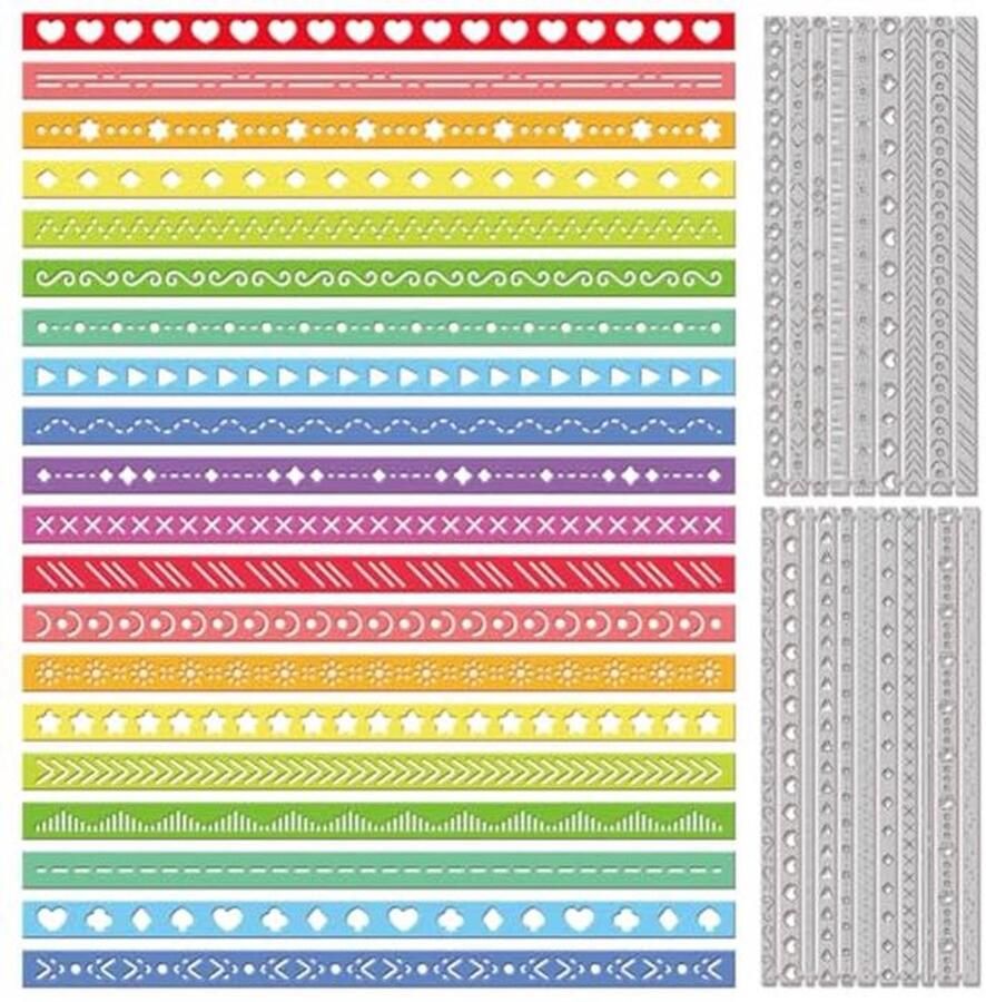 Decoratieve Snijmallen voor Scrapbooking en Kaarten Maken