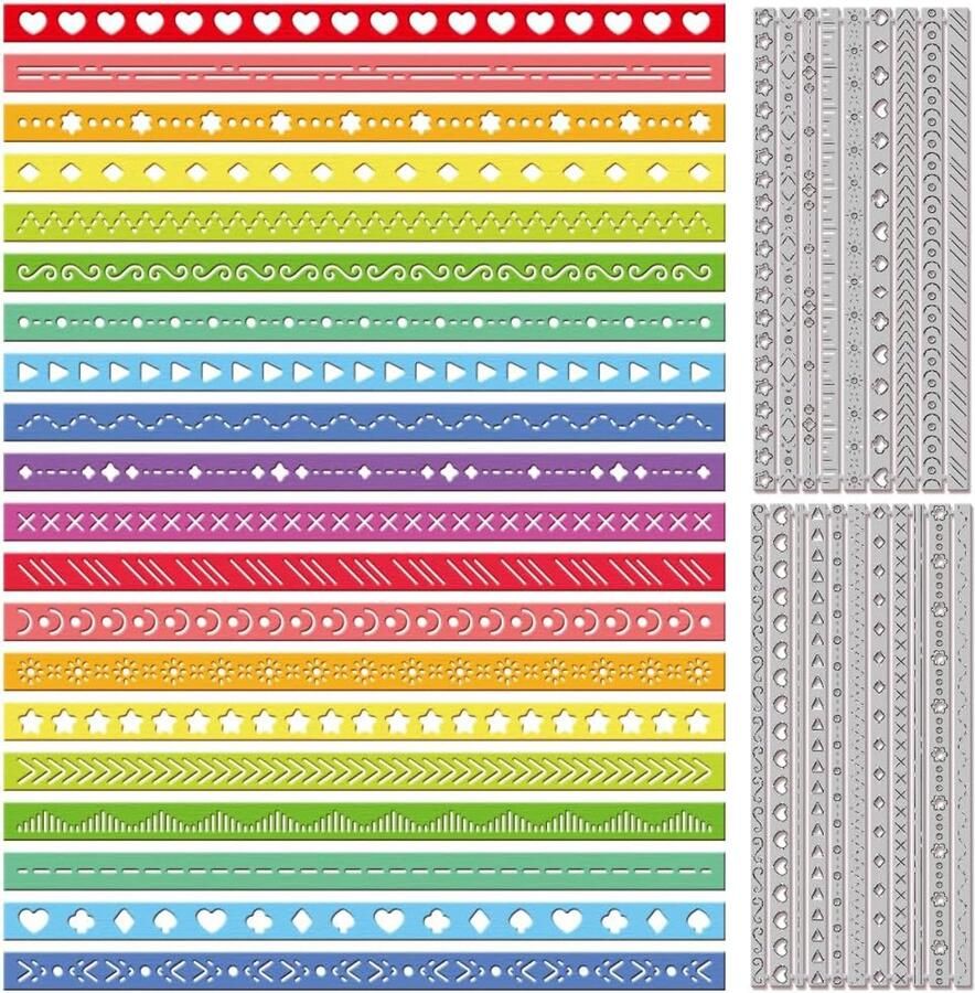 Decoratieve Snijmallen voor Scrapbooking en Kaarten Maken