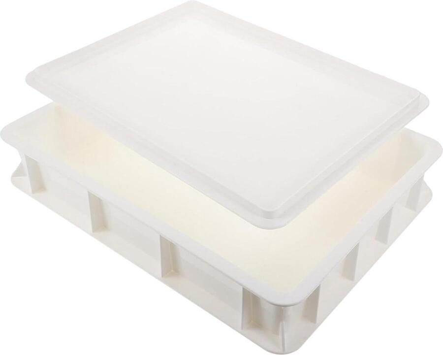 Deeg Bak Rijsbak met deksel Deeg laten rijzen Commerciële kwaliteit 40 x 30 x 9 cm
