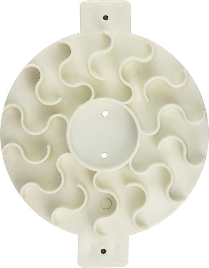 Deeg Brood Stempel Bakstempel Golven Kunstig Bakken Scherpe Diepe Afdruk 5 Inch Diameter Wit