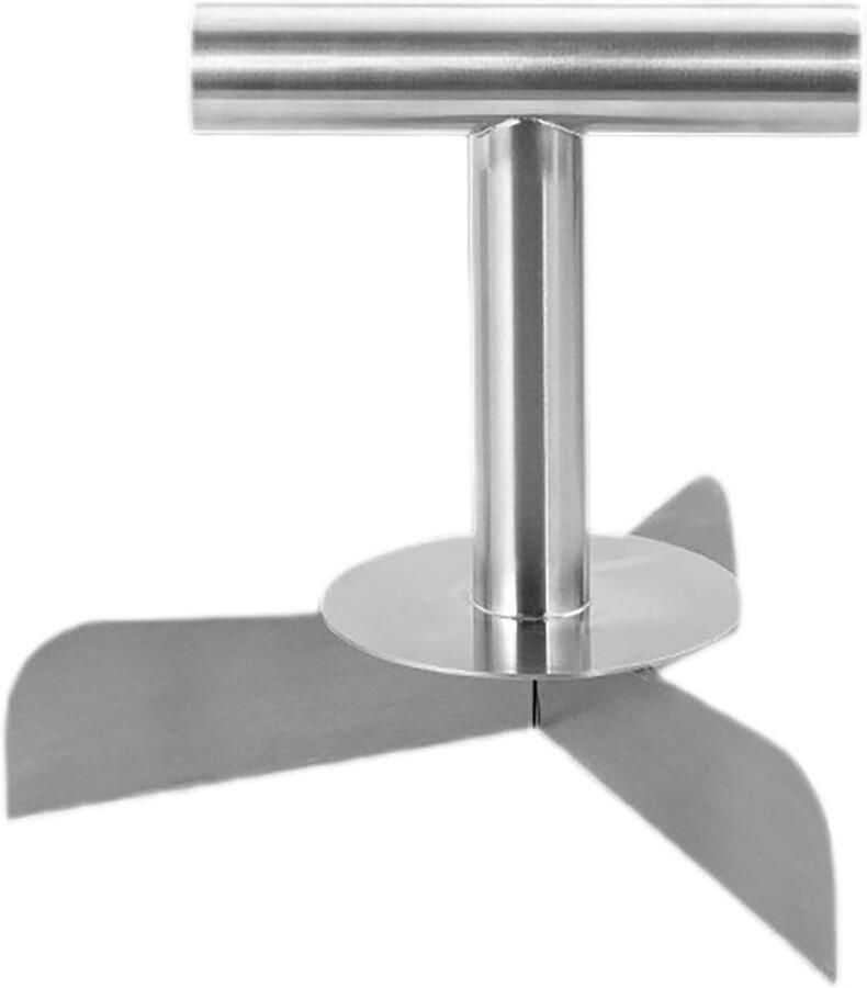 Deeg en brood snijder Bakgereedschap keuken Gelijkmatig snijden Drie schijfs mechanisme 15.5 x 12.5 cm Zilver