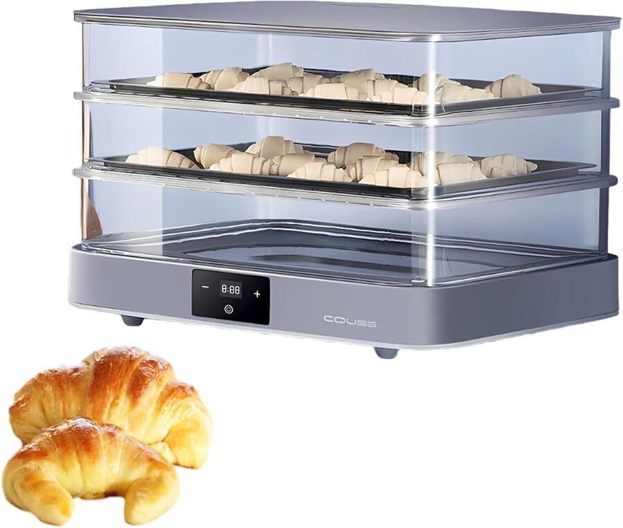 Deeg Fermentatie Machine Rijskast Brood Pizza Yoghurt Temperatuur Gecontroleerd 40 Liter Capaciteit Wit