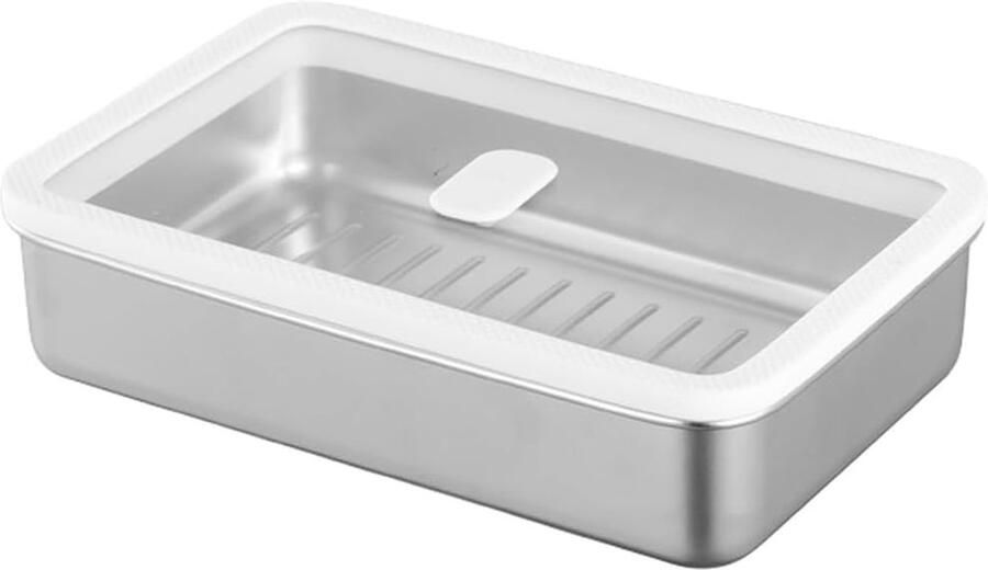 Deeg Gisting Doos Brood Container Deeg Rijzen Plakvrije Bodem 800ml Wit