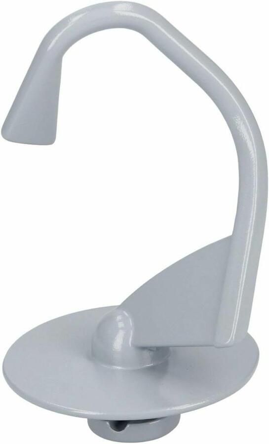 Deeg Haak Mixer Accessoire Brood Bakken Roestvrij Staal 16 cm Zilver