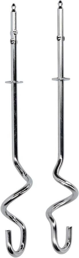 Deeg Haken Set Kneedhaken Mixer Accessoires Brood Deeg Maken Originele Pasvorm 220 mm Lengte Zilver